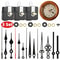 DIY Clock Movement Mechanism Kit Repair Hands Parts For Clock Repairs And Creations 9