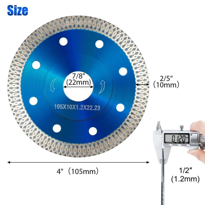 Turbo Diamond Wet Dry Cutting Blade For Porcelain Ceramic And Granite 3