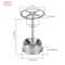 Stainless Steel Toothbrush Holder Toothpaste Stand Rack For Bathroom 1