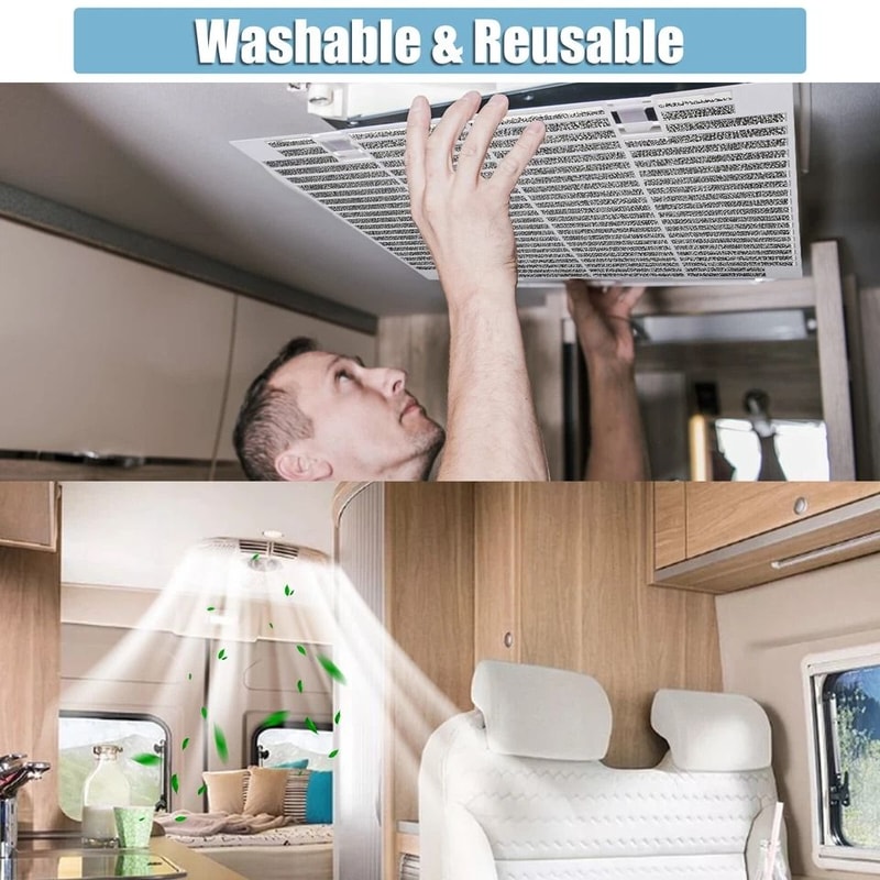 Dometic RV AC Grill Cover With Air Filter Pads 6