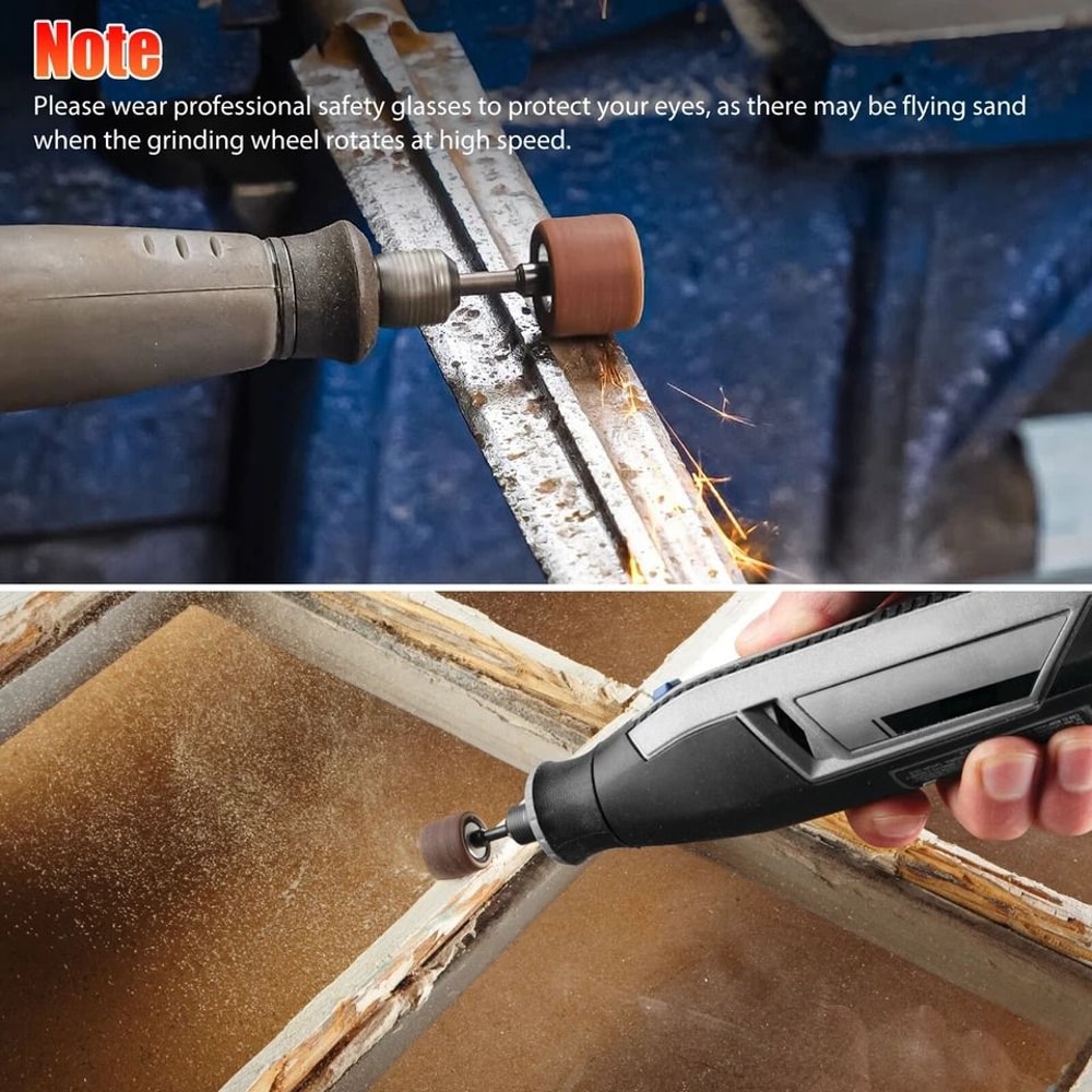 Sanding Drum Kit With Sleeves Mandrels For Rotary Tool Set For Woodworking DIY And Polishing 1