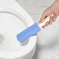 heavy duty pumice stone toilet scouring tool with handle stubborn stain remover for home cleaning