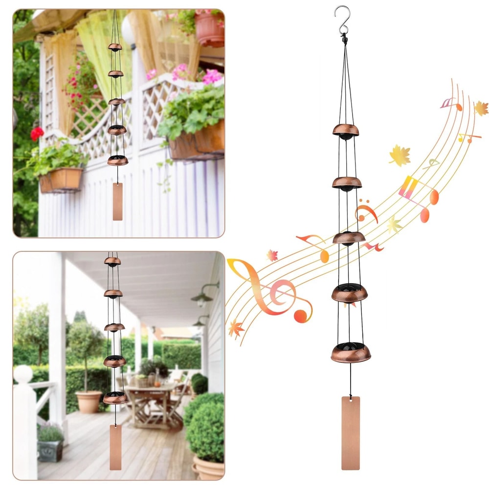 Large Temple Wind Chimes Outdoor Garden Decor 4