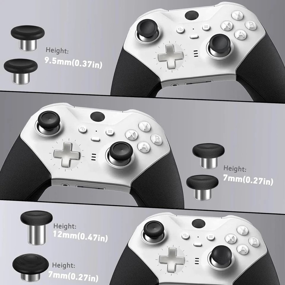 Magnetic Thumbstick Paddle Replacement Kit Adjustable Triggers Durable Metal 2