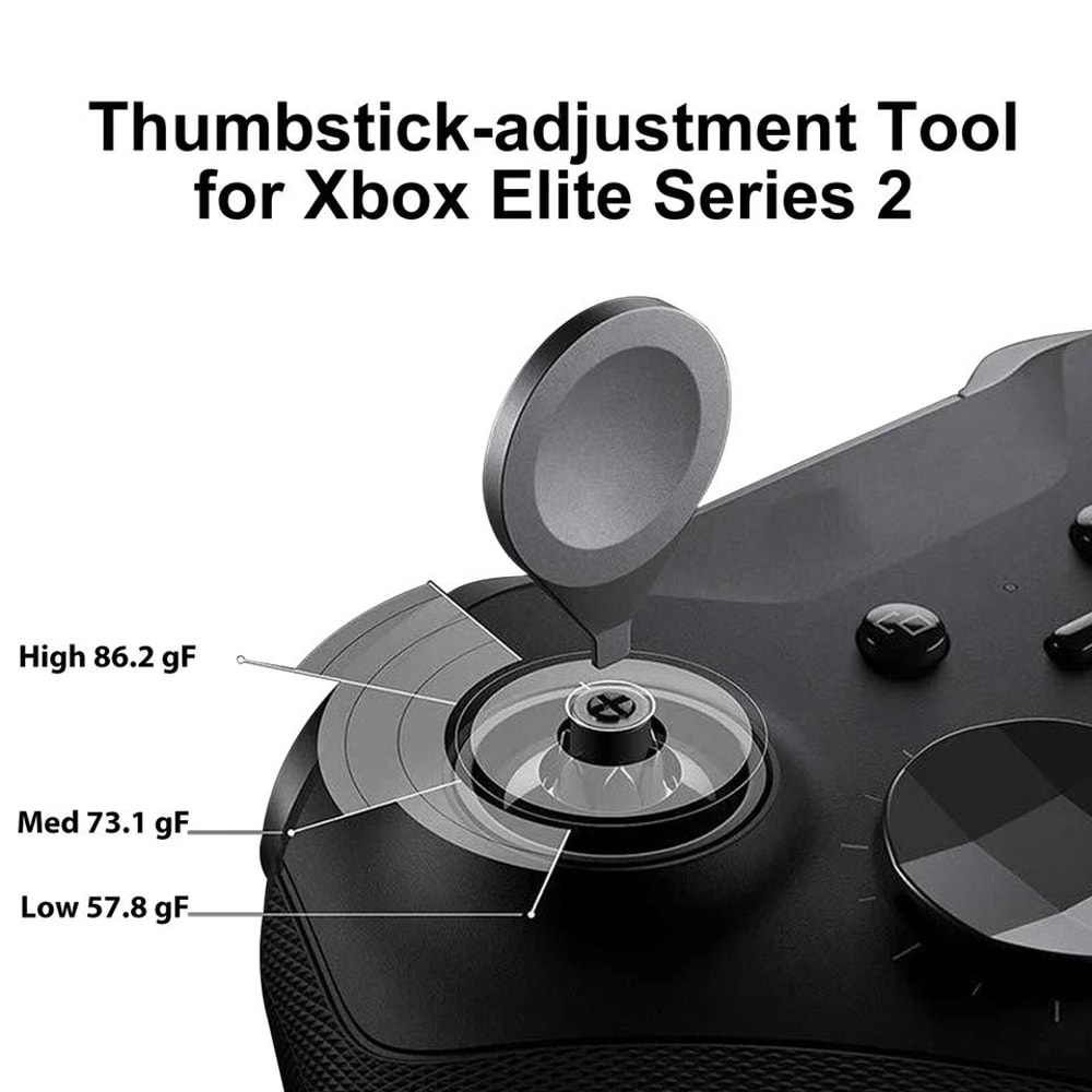 Magnetic Thumbstick Paddle Replacement Kit Adjustable Triggers Durable Metal 4