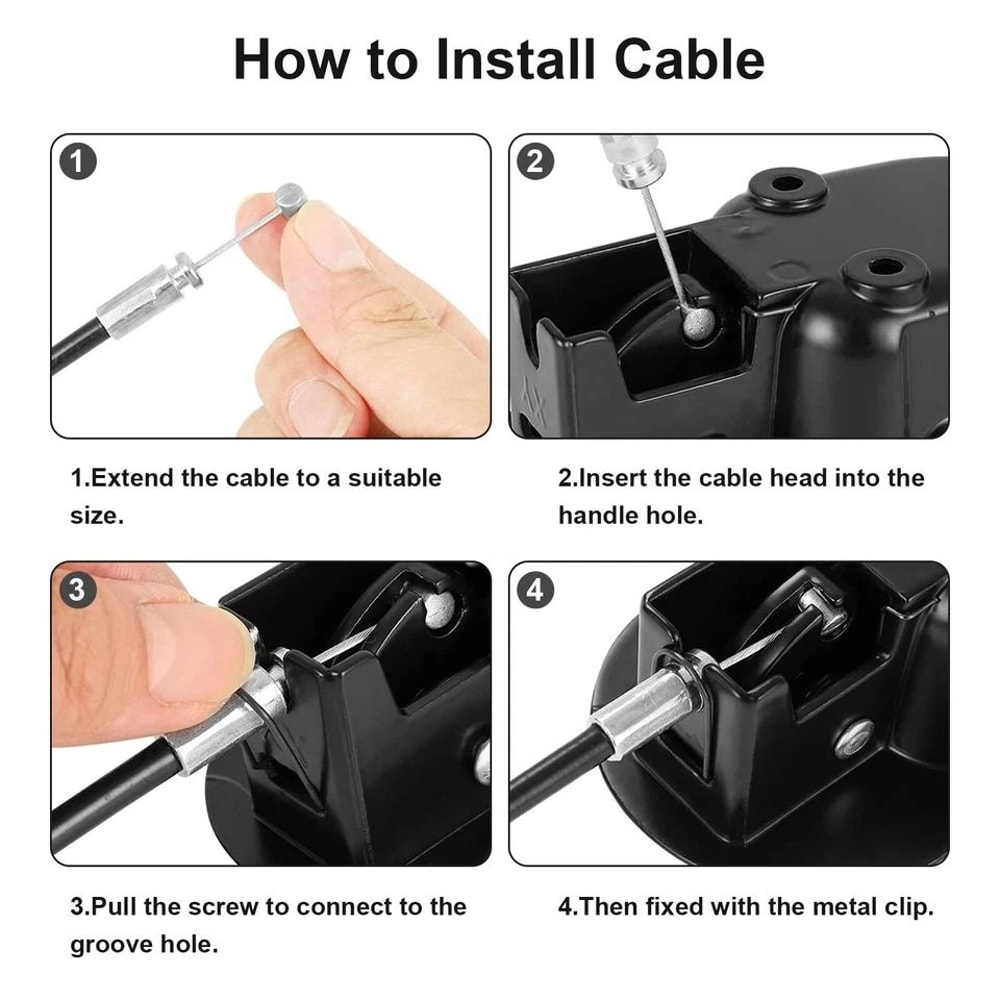 Universal Recliner Sofa Pull Handle Replacement Cable Lever For Couch Heavy Duty Easy Install 5