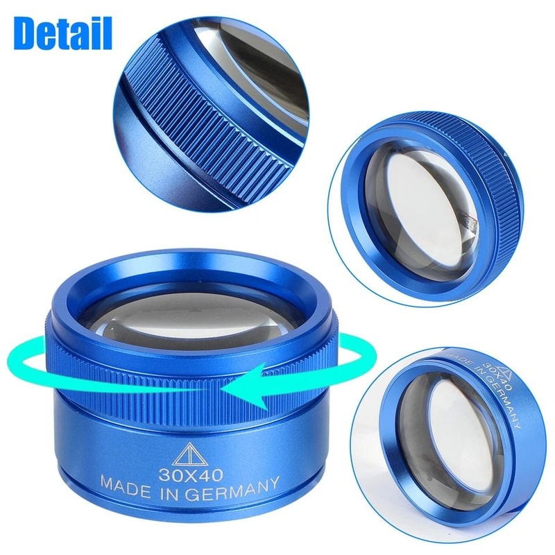 Magnifying Glass Jewelry Magnifier Portable Optical Lens For Repair Inspection 2