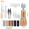 Premium Leather Sewing Kit Complete Waxed Thread Repair Tool Set For DIY Leather Projects 5