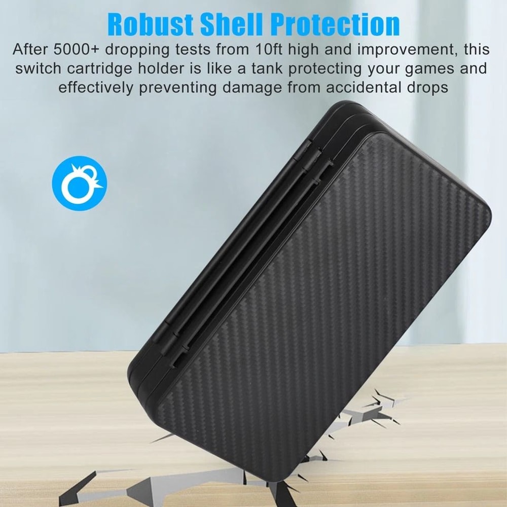 Switch Game Card Case Holder Travel Storage Box Compact Protective 6