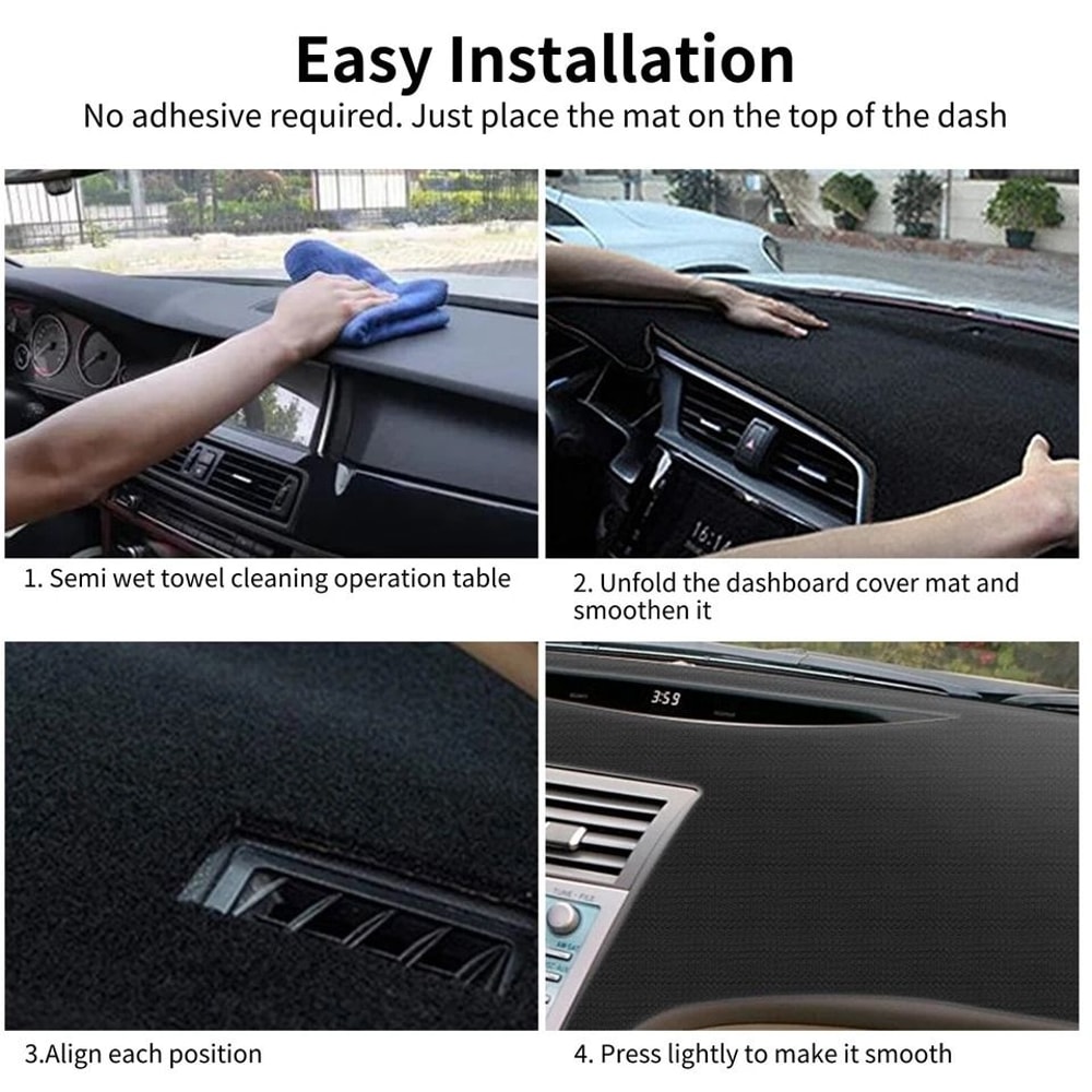 Custom Dash Cover Mat Dashboard Carpet Pad 1