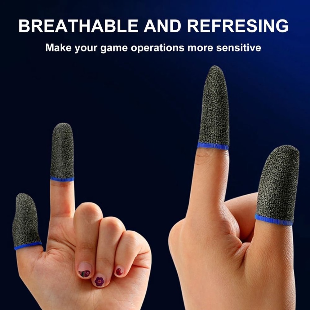 Gaming Finger Sleeves For Mobile Sweatproof And Sensitive Touch Glove For Gamers 1