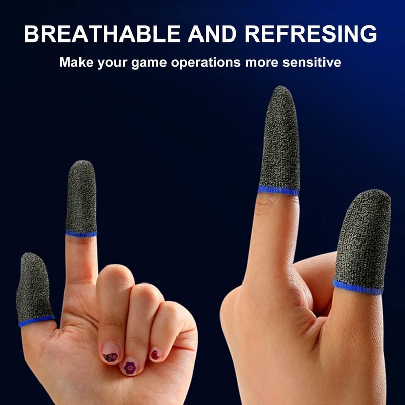 Gaming Finger Sleeves For Mobile Sweatproof And Sensitive Touch Glove For Gamers 1