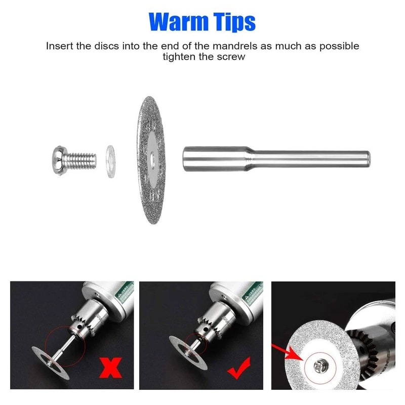 Cutting Wheels For Rotary Tool Metal Cut Off Disc Set 7