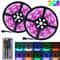 RGB Waterproof LED Strip Light Kit With Key Remote Power Adapter 8