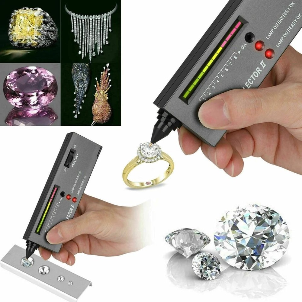 Diamond Tester Pen Digital Gold Silver Gemstone Selector Tool For Quick Testing 1