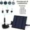 Solar Power Fountain Floating Water Pump For Bird Bath Pond Garden Decor 1