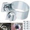 Fuel Injection Gas Line Hose Clamps Adjustable Stainless Steel Pipe Clamp Set 1