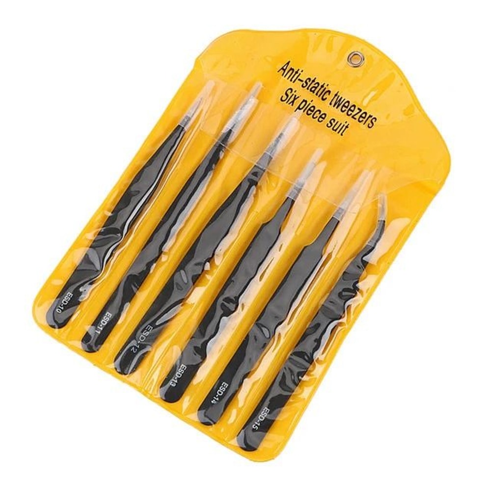 ESD Antistatic Tweezers Set For Precision Maintenance And Repair 5