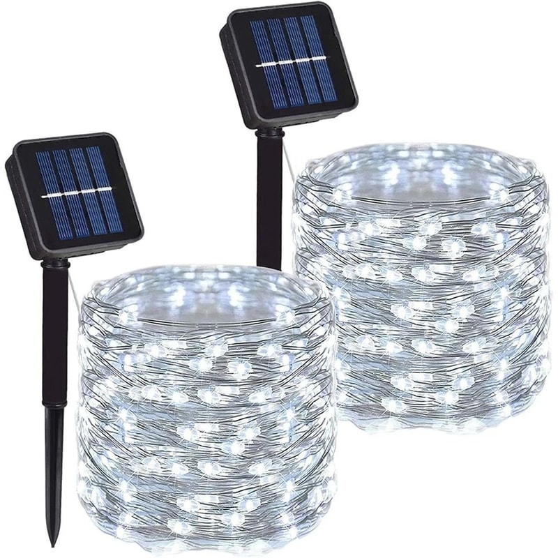 Outdoor Solar Fairy String Lights Waterproof Copper Wire LED For Garden Patio Or Porch Decor 4