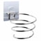 Stainless Steel Wall Mounted Hair Dryer Holder Rack Space Saving Bathroom Shelf Organizer 3