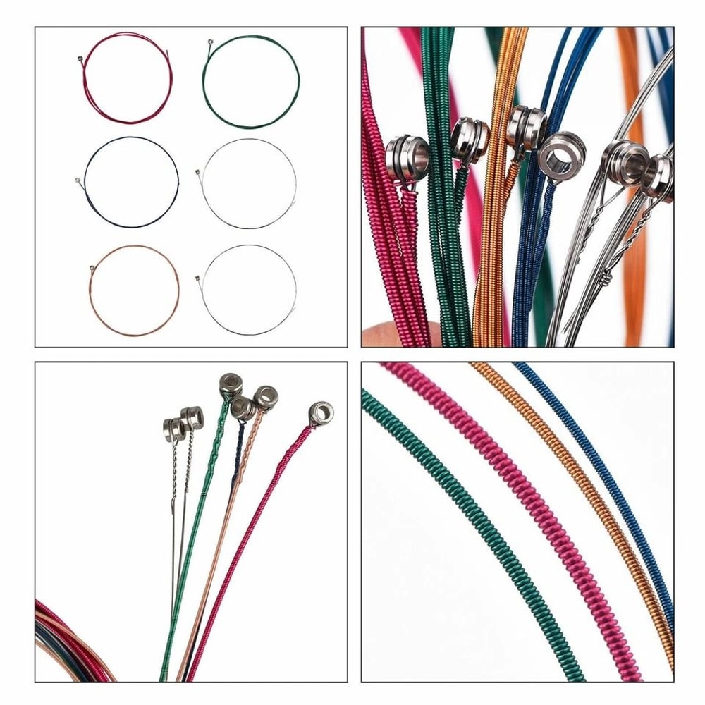 Replacement Steel Guitar Strings Set For Acoustic Guitars 2