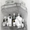 Stainless Steel Corner Shower Caddy Bathroom Corner Shelf Adhesive Shower Storage Organizer 0
