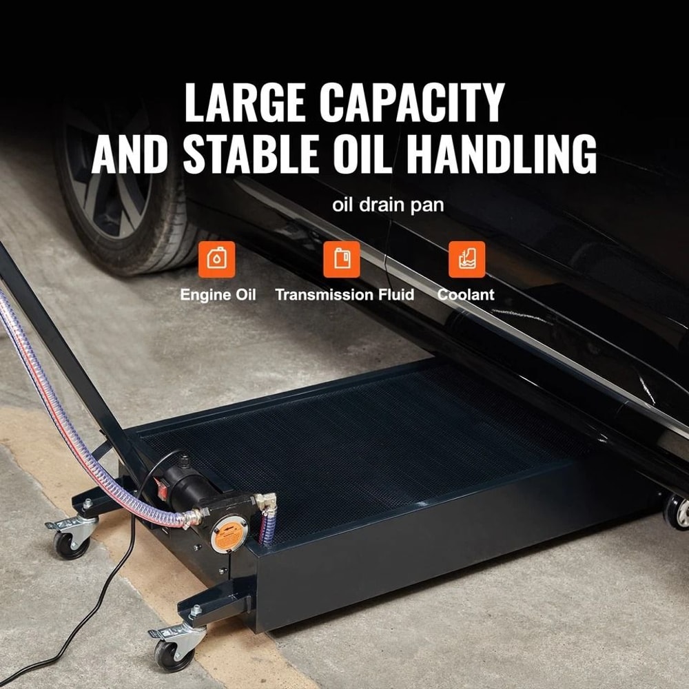 Low Profile Oil Drain Pan Oil Drain Pan With Electric Pump 1