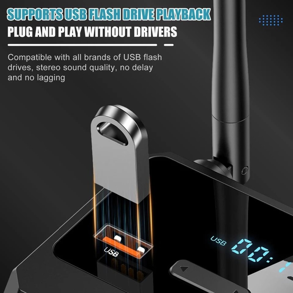 Bluetooth 53 Audio Receiver For Home Stereo Wireless Adapter With Optical USB Inputs 4