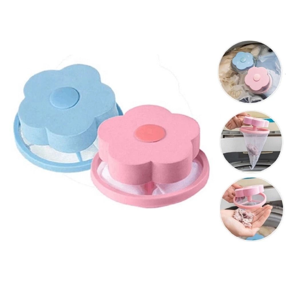Reusable Laundry Lint Pet Hair Remover Mesh Bag For Washer 1