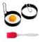 Non Stick Egg Shaper Pancake Mold Ring Set Breakfast Cooking Tool For Perfect Omelets And Pancakes 0