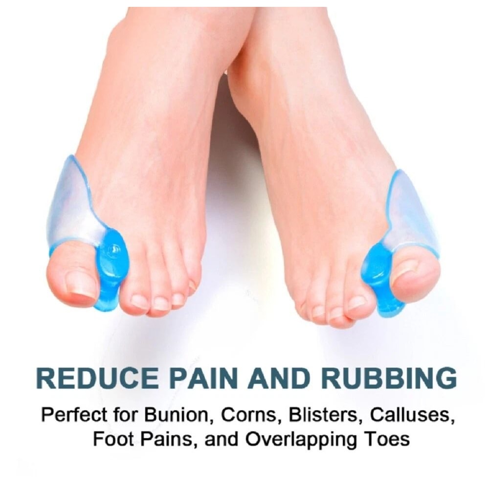 Silicone Gel Bunion Corrector Toe Separator And Big Toe Spacer For Pain Relief 2