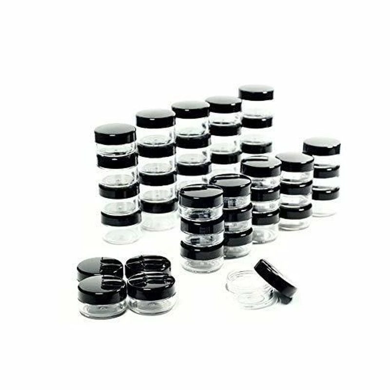 Empty Cosmetic Jars For Lip Balm Cream And Travel Leak Resistant Containers For Samples DIY And Sto 3