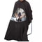 Hair Cutting Cape With Viewing Window Salon Barber Drape For Client Comfort And Precision 0