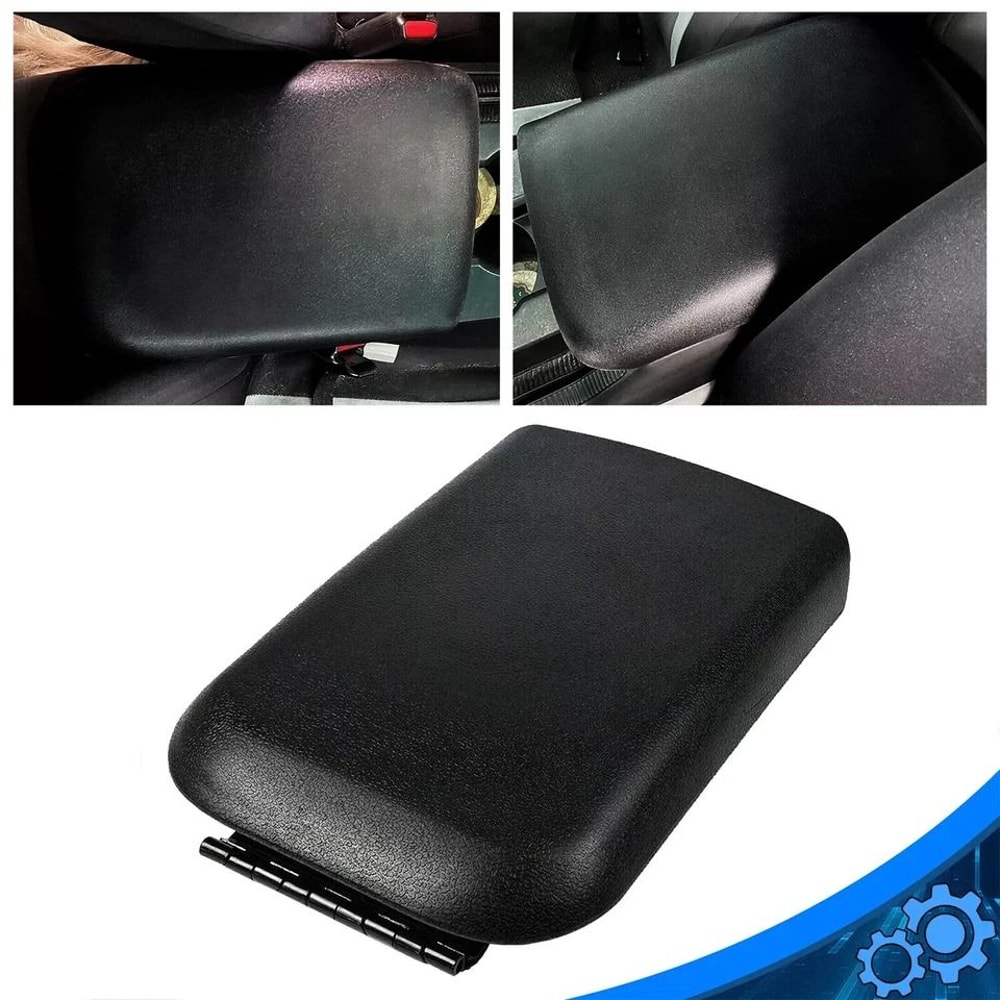 Center Console Armrest Lid Cover Black Textured 6