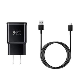 type c cable with fast wall charger data sync & charging