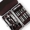 Pedicure And Manicure Set Nail Clippers Cleaner Cuticle Grooming Kit With Elegant Case 0