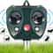 Upgraded Solar Ultrasonic Animal Repellent For Garden Effective Dog Cat Skunk Deer Raccoon Deterre