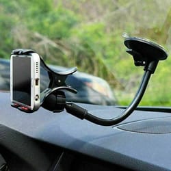 car windshield mount cradle holder stand for mobile, cell phones, gps adjustable clamp
