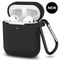 Shockproof AirPods Case Silicone Cover With Keychain Clip Protective AirPods Case 0