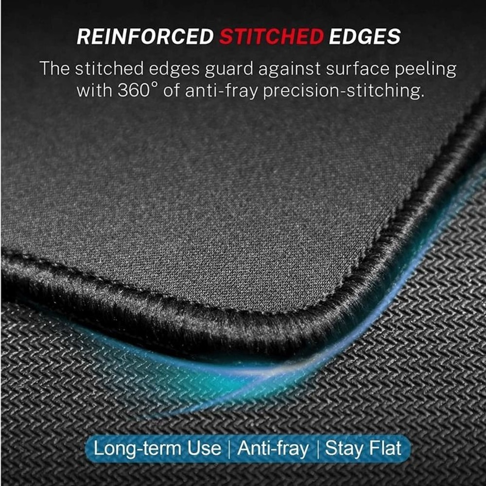Non Slip Mouse Pad With Stitched Edge Waterproof Gaming Mouse Pad For PC Laptop Office 1