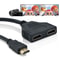 HDMI Splitter Cable 1 In 2 Out 1080P HDMI Adapter For Dual TV Display Switching 1