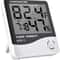 Smart LCD Digital Indoor Thermometer Hygrometer With Alarm Clock And Humidity Monitor 0
