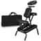 Portable Massage Chair Folding Tattoo Spa Salon Chair Adjustable PU Leather Travel Seat 7