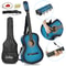 Beginner Acoustic Guitar Starter Kit With Case Tuner Strap Picks And Strings 7