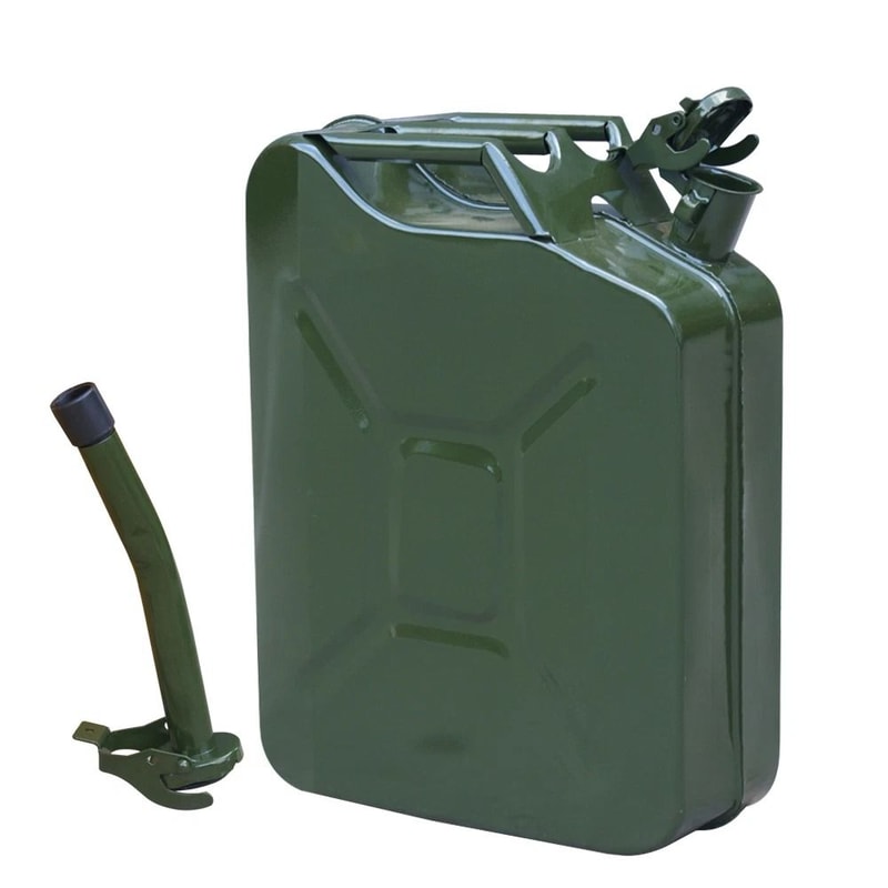 Heavy Duty Jerry Can Steel Off Road Fuel Can With Flexible Spout For Camping 5