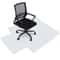 Heavy Duty Chair Mat For Carpet With Lip Clear PVC Office Chair Floor Protector 5