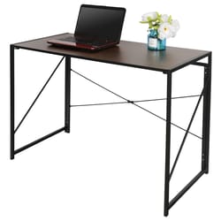 foldable home office desk compact computer writing desk portable laptop workstation table