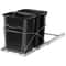 Double Pull Out Trash Can Under Cabinet Sliding Kitchen Bin Dual Cabinet Garbage Container 1