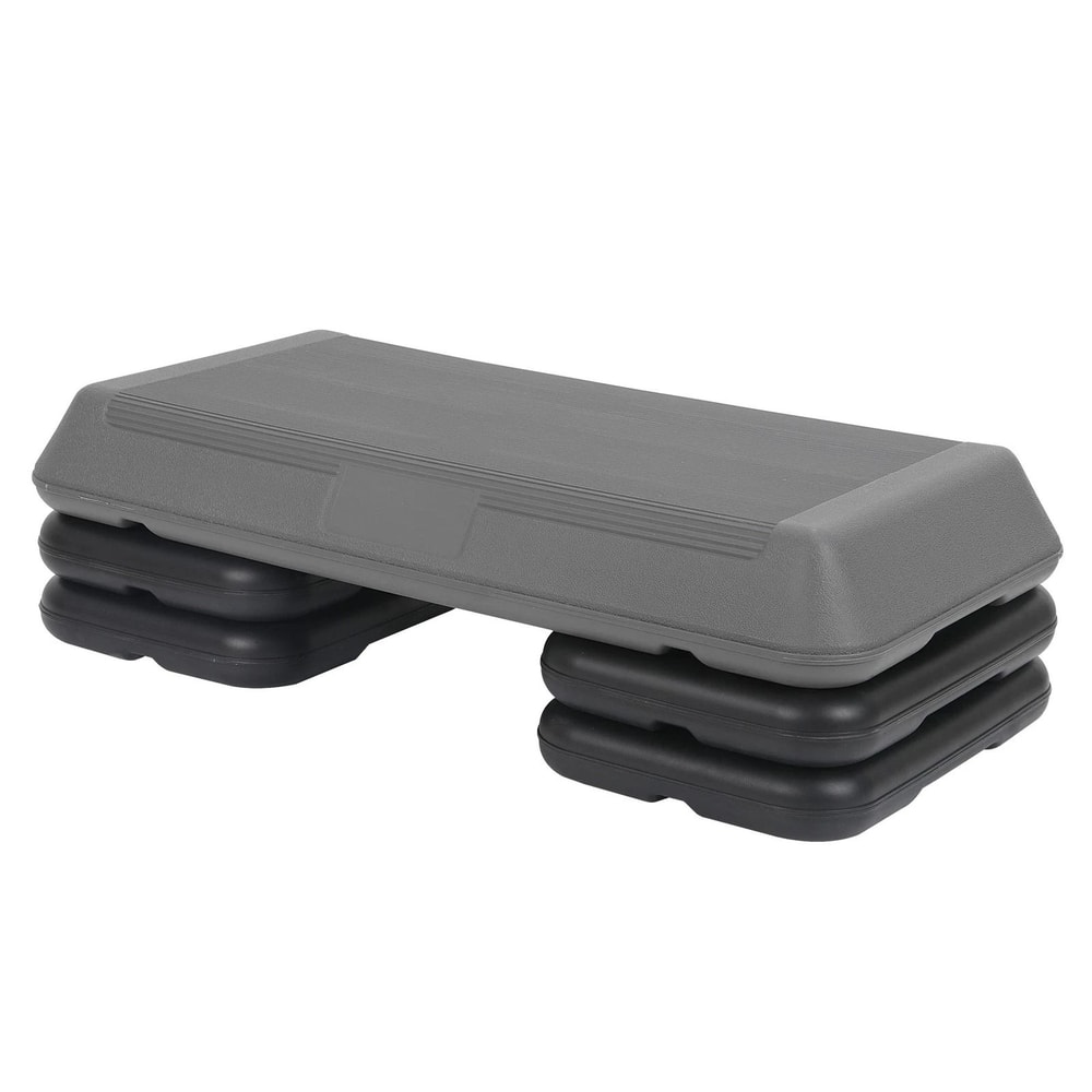 Adjustable Height Aerobic Step Platform Anti Slip Exercise Stepper For Home Cardio Workout 0