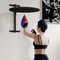 Soozier Wall Mounted Speed Bag Platform Adjustable Boxing Training System For Home Gym 0